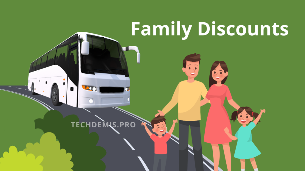 Flipkart Bus family discount 